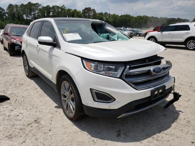 FORD EDGE TITAN 2015 with VIN 2FMPK3K8XFBB77316 - Photo from auction