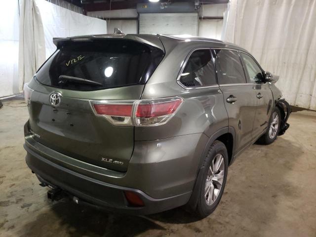 Photo 4 from auction – 2015 TOYOTA HIGHLANDER with VIN 5TDJKRFH0FS190162