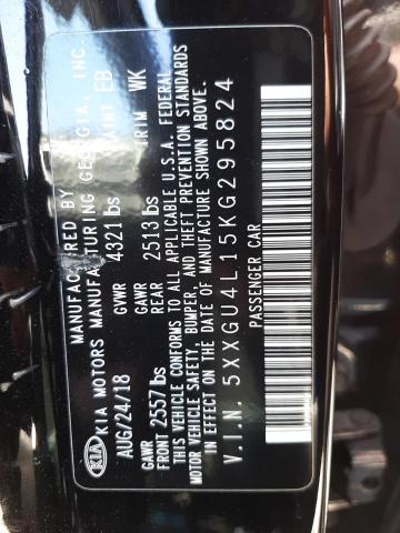 Photo 10 from auction – 2019 KIA OPTIMA EX with VIN 5XXGU4L15KG295824