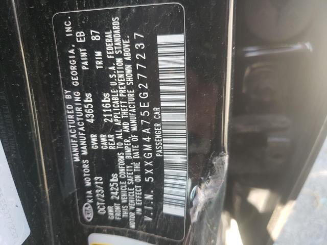 Photo 10 from auction – 2014 KIA OPTIMA LX with VIN 5XXGM4A75EG277237