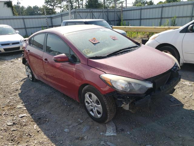 KIA FORTE LX 2015 with VIN KNAFX4A69F5402995 - Photo from auction