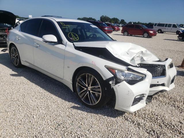 INFINITI Q50 BASE 2014 with VIN JN1BV7AP8EM689092 - Photo from auction