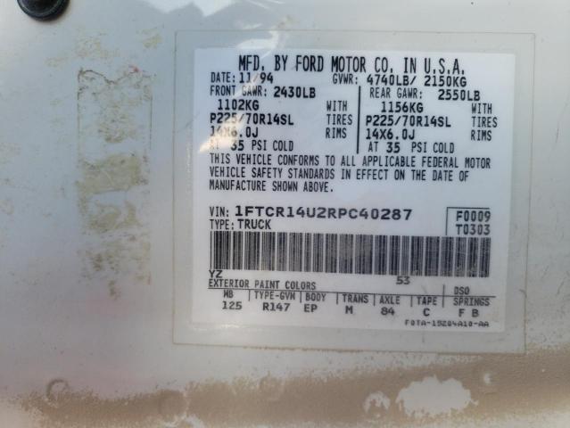 Photo 10 from auction – 1994 FORD RANGER SUP with VIN 1FTCR14U2RPC40287