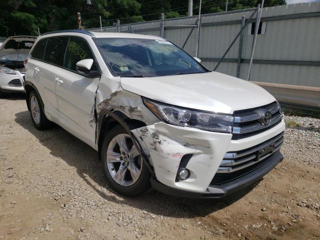 TOYOTA HIGHLANDER 2017 with VIN 5TDDZRFH0HS419130 - Photo from auction
