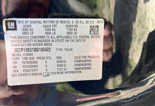 Photo 10 from auction – 2013 GMC SIERRA C15 with VIN 3GTP1VE01DG196422