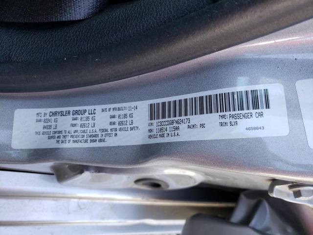 Photo 10 from auction – 2015 CHRYSLER 200 S with VIN 1C3CCCDG8FN624173