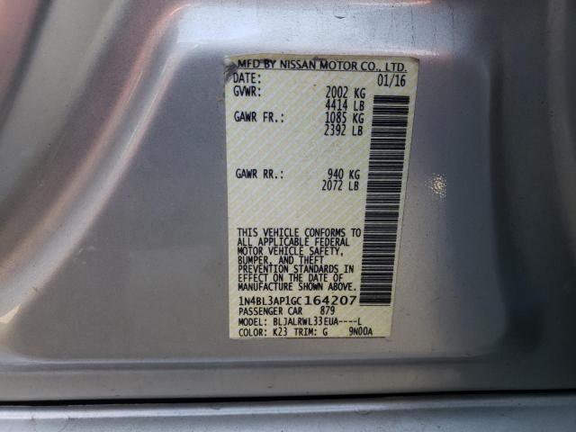 Photo 10 from auction – 2016 NISSAN ALTIMA 3.5 with VIN 1N4BL3AP1GC164207