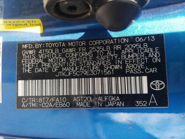 Photo 10 from auction – 2014 TOYOTA SCION TC with VIN JTKJF5C79E3071561