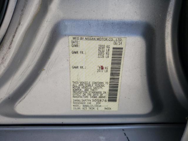 Photo 10 from auction – 2015 NISSAN ALTIMA 2.5 with VIN 1N4AL3AP7FN305876