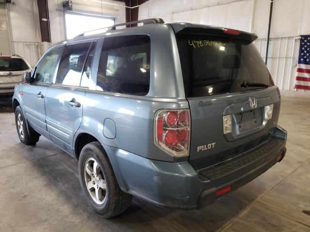 Foto 3 de la subasta – 2007 HONDA PILOT EXL con VIN 5FNYF18597B033226