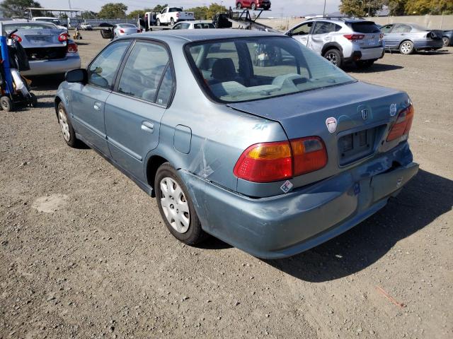 Photo 3 from auction – 2000 HONDA CIVIC BASE with VIN 2HGEJ6613YH581525