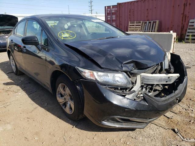 Photo 1 from auction – 2014 HONDA CIVIC LX with VIN 19XFB2F54EE042219