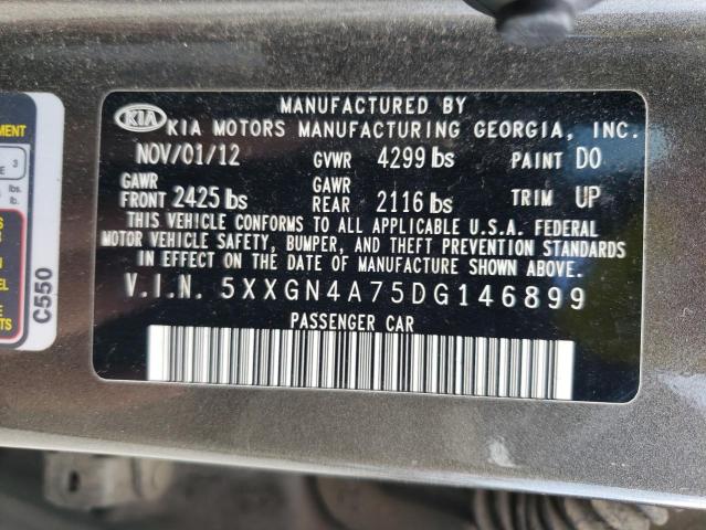 Photo 10 from auction – 2013 KIA OPTIMA EX with VIN 5XXGN4A75DG146899