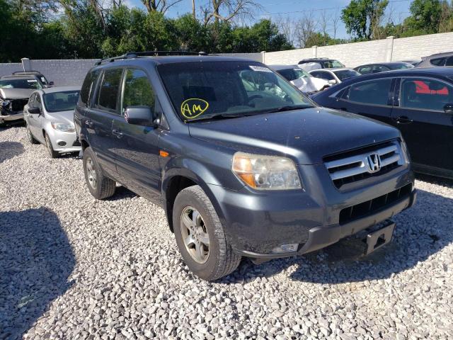 HONDA PILOT EX 2006 with VIN 5FNYF18576B006945 - Photo from auction