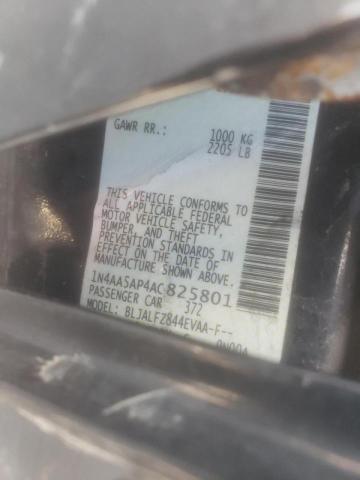 Photo 10 from auction – 2010 NISSAN MAXIMA S with VIN 1N4AA5AP4AC825801