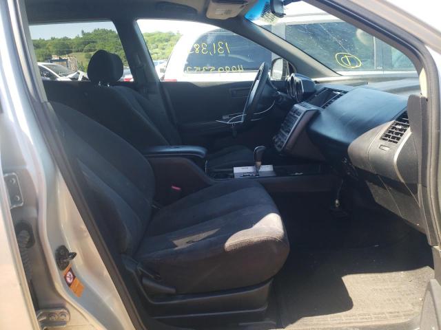 Photo 5 from auction – 2005 NISSAN MURANO SL with VIN JN8AZ08T35W330104