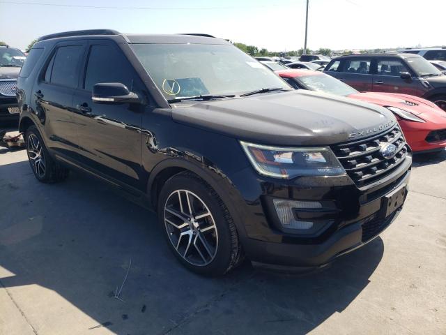 FORD EXPLORER S 2017 with VIN 1FM5K8GT4HGA22287 - Photo from auction