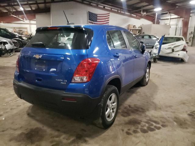 Photo 4 from auction – 2016 CHEVROLET TRAX LS with VIN KL7CJNSB5GB560002