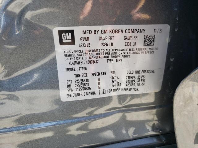 Photo 10 from auction – 2022 BUICK ENCORE GX with VIN KL4MMFSL7NB078412