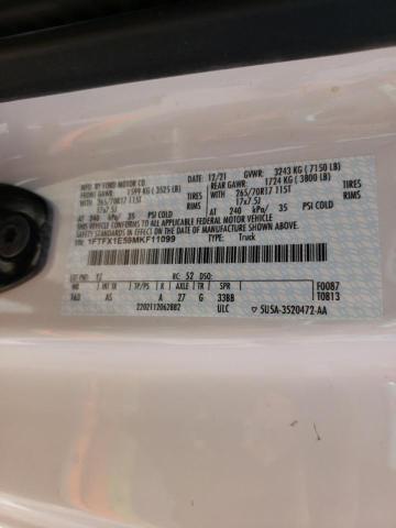 Photo 10 from auction – 2021 FORD F150 SUPER with VIN 1FTFX1E59MKF11099