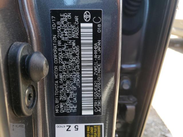 Photo 10 from auction – 2017 TOYOTA PRIUS with VIN JTDKARFU4H3544385