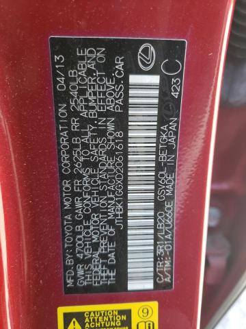 Photo 10 from auction – 2013 LEXUS ES 350 with VIN JTHBK1GGXD2061618