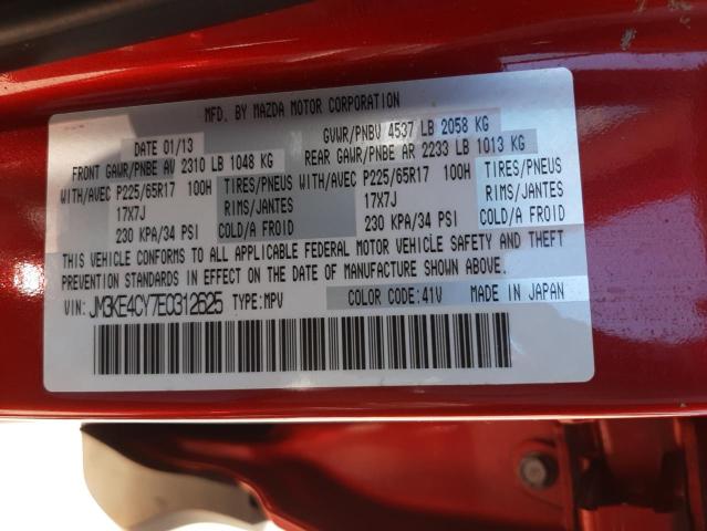 Photo 10 from auction – 2014 MAZDA CX-5 TOURI with VIN JM3KE4CY7E0312625