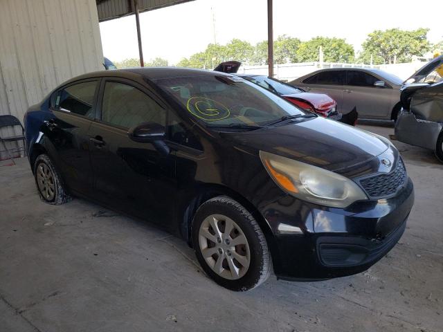 KIA RIO LX 2013 with VIN KNADM4A30D6186046 - Photo from auction
