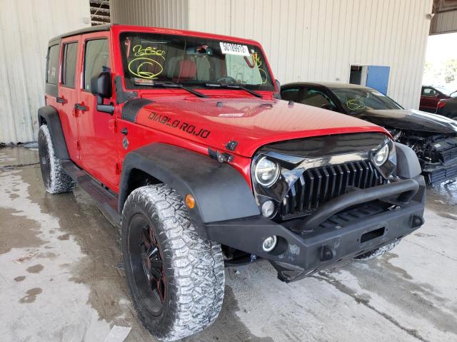 JEEP WRANGLER U 2016 with VIN 1C4BJWDG0GL319679 - Photo from auction