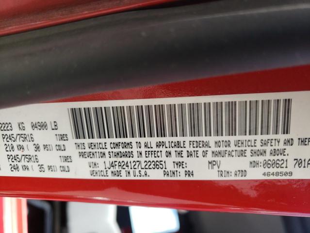 Photo 10 from auction – 2007 JEEP WRANGLER X with VIN 1J4FA24127L223651