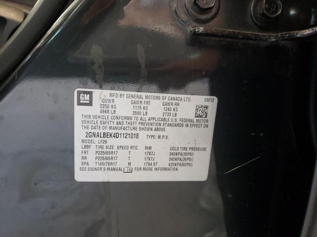 Photo 10 from auction – 2013 CHEVROLET EQUINOX LS with VIN 2GNALBEK4D1121018
