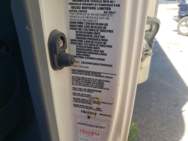 Photo 10 from auction – 2018 ISUZU NPR XD with VIN JALC4W166J7K00234