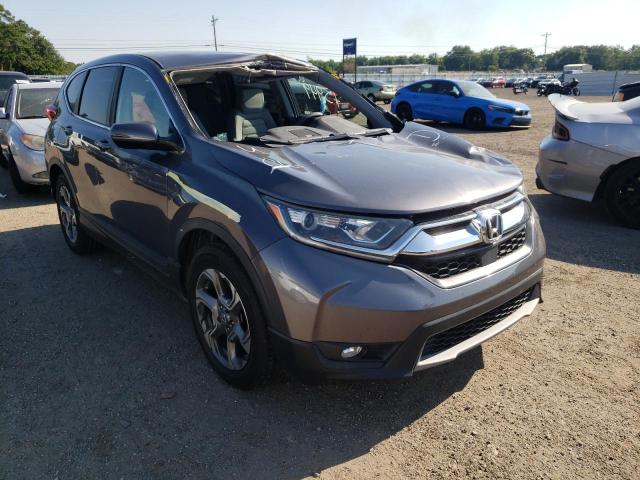 HONDA CR-V EX 2018 with VIN 5J6RW1H50JA003420 - Photo from auction