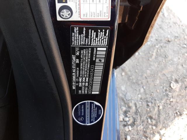 Photo 10 from auction – 2011 MERCEDES-BENZ E 350 with VIN WDDHF5GB9BA483433