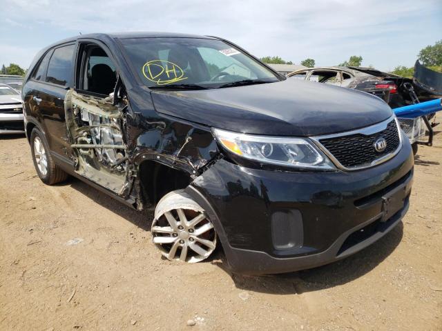 KIA SORENTO LX 2014 with VIN 5XYKT3A65EG476962 - Photo from auction