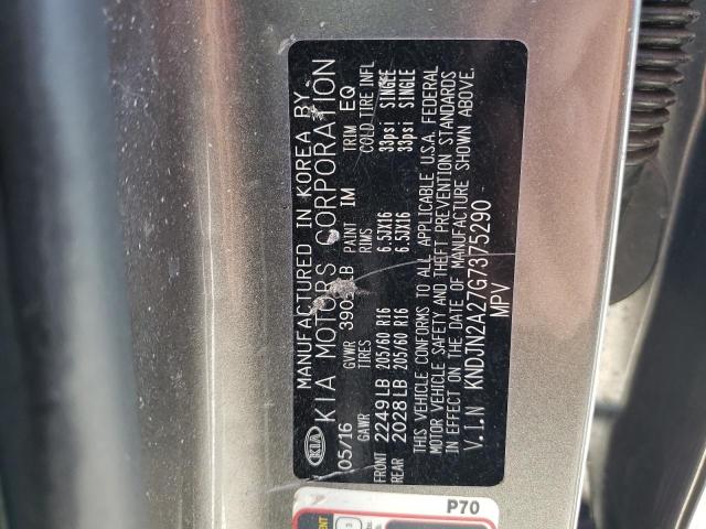 Photo 10 from auction – 2016 KIA SOUL with VIN KNDJN2A27G7375290