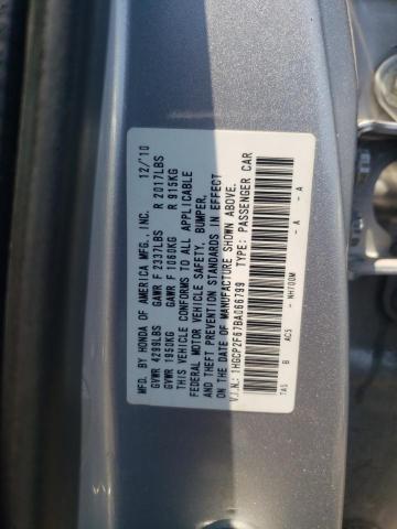 Photo 10 from auction – 2011 HONDA ACCORD with VIN 1HGCP2F67BA066799
