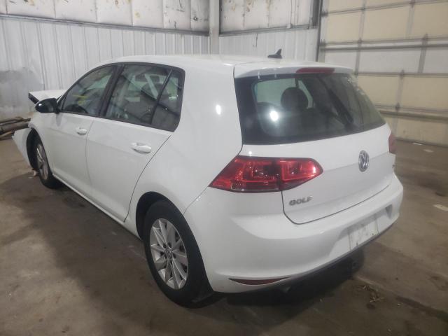 Photo 3 from auction – 2015 VOLKSWAGEN GOLF with VIN 3VW217AU5FM021560