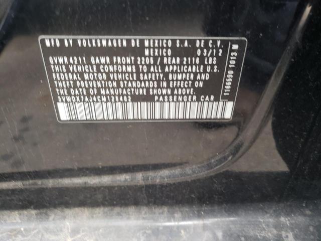 Photo 10 from auction – 2012 VOLKSWAGEN JETTA with VIN 3VWDX7AJ4CM125482
