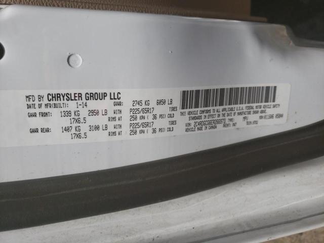 Photo 10 from auction – 2014 DODGE GRAND CARA with VIN 2C4RDGCG6ER266973