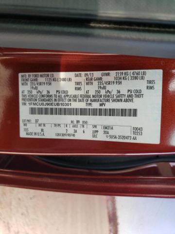 Photo 10 from auction – 2014 FORD ESCAPE TIT with VIN 1FMCU0J90EUB10301