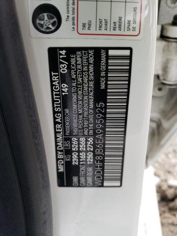 Photo 10 from auction – 2014 MERCEDES-BENZ E 350 4MAT with VIN WDDHF8JB6EA995925
