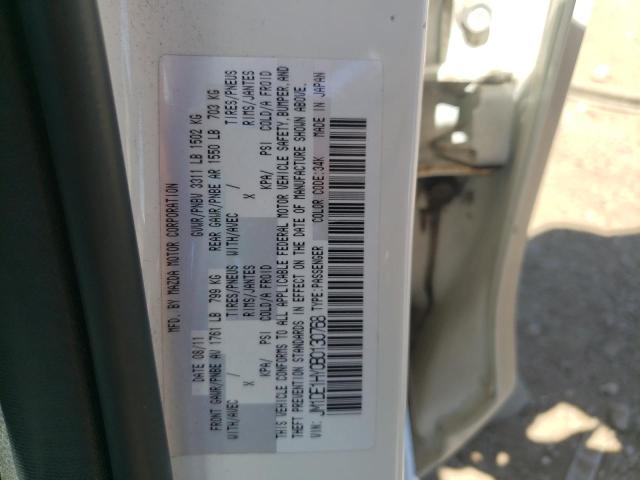 Photo 10 from auction – 2011 MAZDA MAZDA2 with VIN JM1DE1HY0B0130768