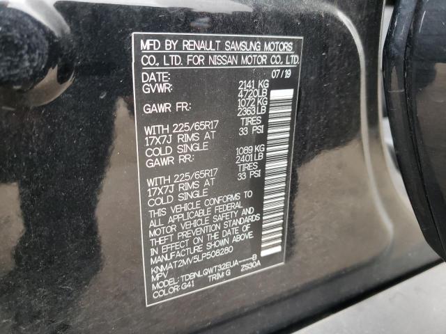 Photo 10 from auction – 2020 NISSAN ROGUE S with VIN KNMAT2MV5LP508280