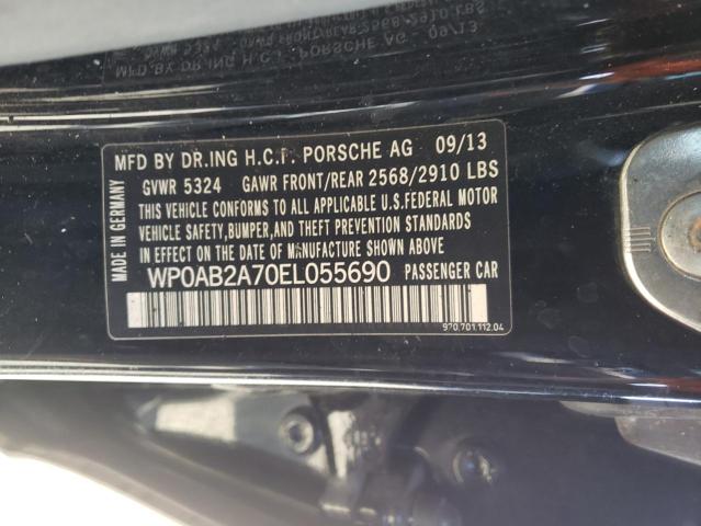 Photo 10 from auction – 2014 PORSCHE PANAMERA S with VIN WP0AB2A70EL055690