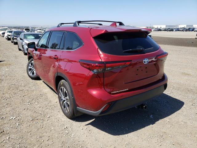 Photo 3 from auction – 2021 TOYOTA HIGHLANDER with VIN 5TDHBRCH2MS530234