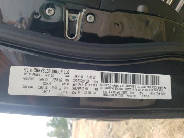 Photo 10 from auction – 2012 DODGE JOURNEY R/ with VIN 3C4PDCEGXCT336241