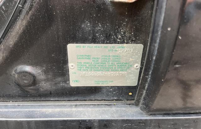 Photo 10 from auction – 2004 SUBARU FORESTER 2 with VIN JF1SG65624H751795