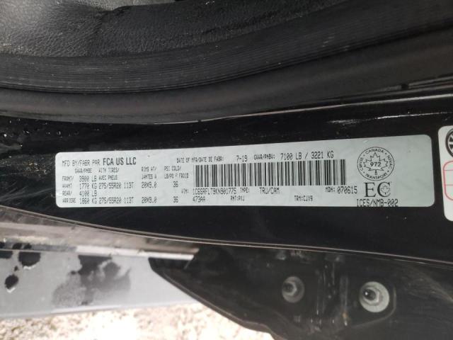 Photo 10 from auction – 2019 RAM 1500 REBEL with VIN 1C6SRFLT9KN901775