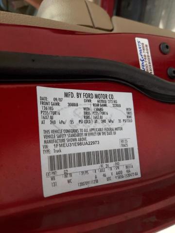 Photo 10 from auction – 2008 FORD EXPLORER S with VIN 1FMEU31E98UA22973